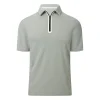 Men's Zipper Sports Polo