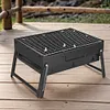 Stainless Steel Portable Folding BBQ Grill Small Smoker Charcoal Grill for Party