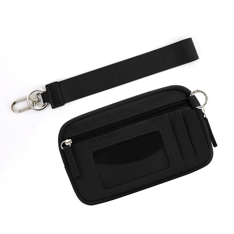 In Stock Hot Lulu Same Transparent PVC Card Bag Wrist Bag Portable Bank Card Change Purse