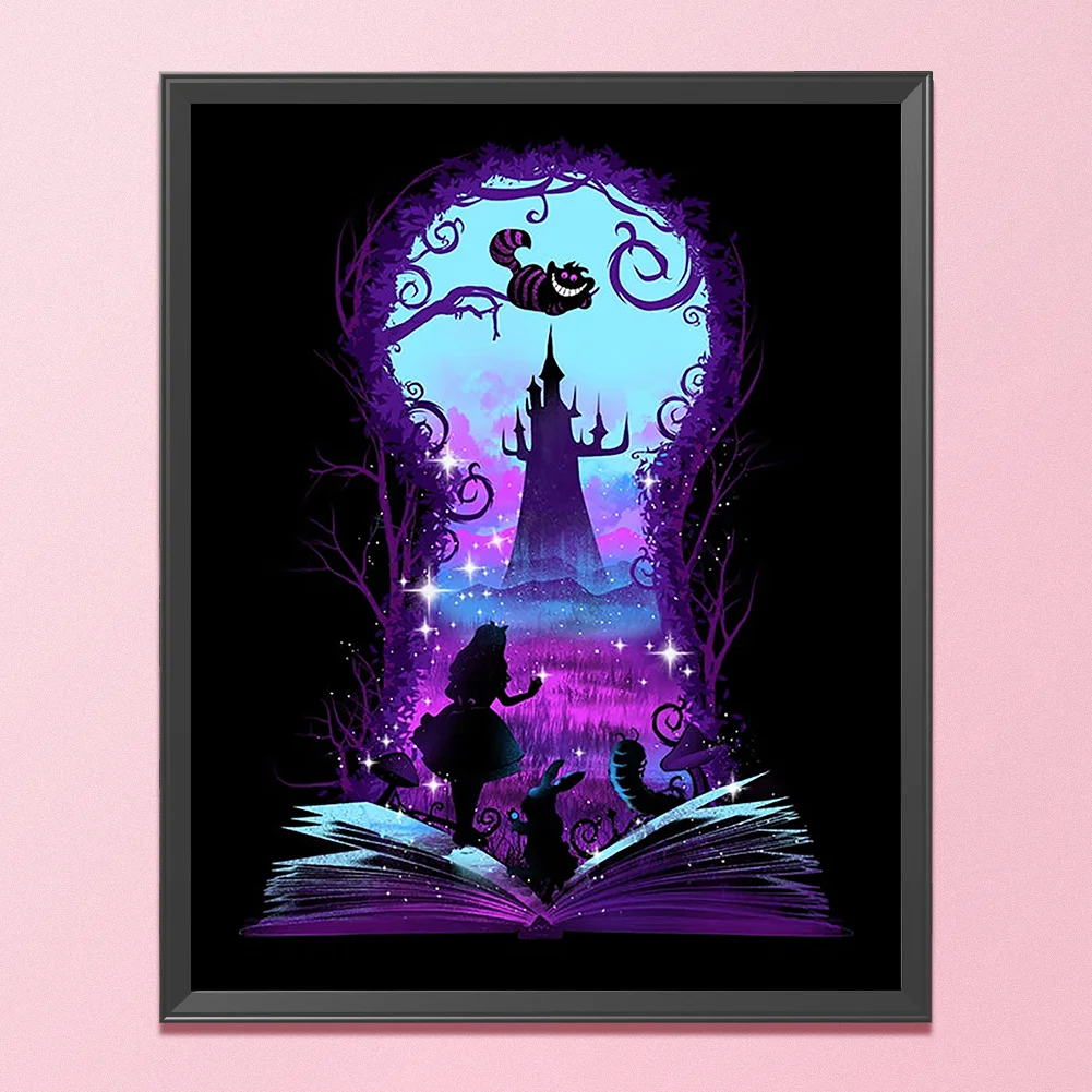 Full Printed Cross Stitch 11CT - Movie Silhouette(40*50cm)