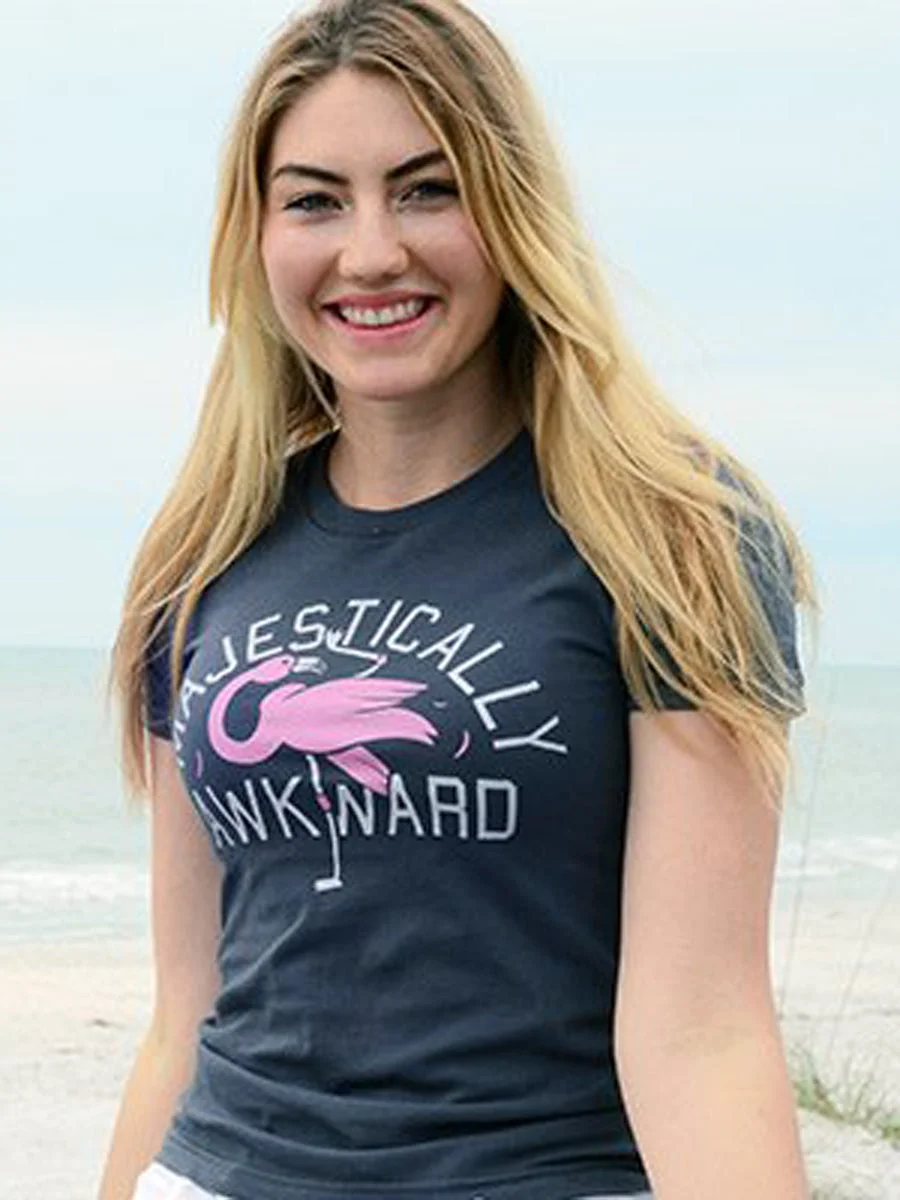 Flamingo Majestically Awknard T-shirt