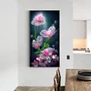 >SALE<Water Drop Flowers 5D DIY Diamond Painting Kits Full Round Drill Wall Art (Y718)