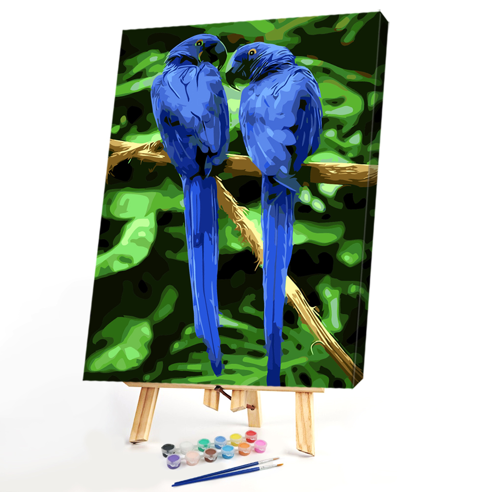 

40*50CM Paint By Numbers-Blue Bird, 501 Original