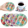 [Upgrade]4Pcs Acrylic Special Shape Kitten DIY Waterproof Diamond Painting Coaster
