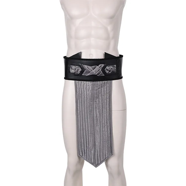 Mortal Kombat Smoke Gray Belt Waistband Cosplay Accessories Halloween Carnival Props