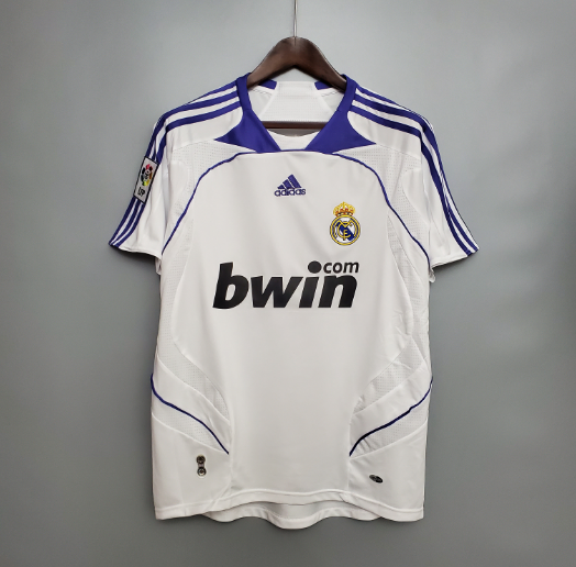 Retro Real Madrid 2007/2008 Home Football Shirt Thai Quality