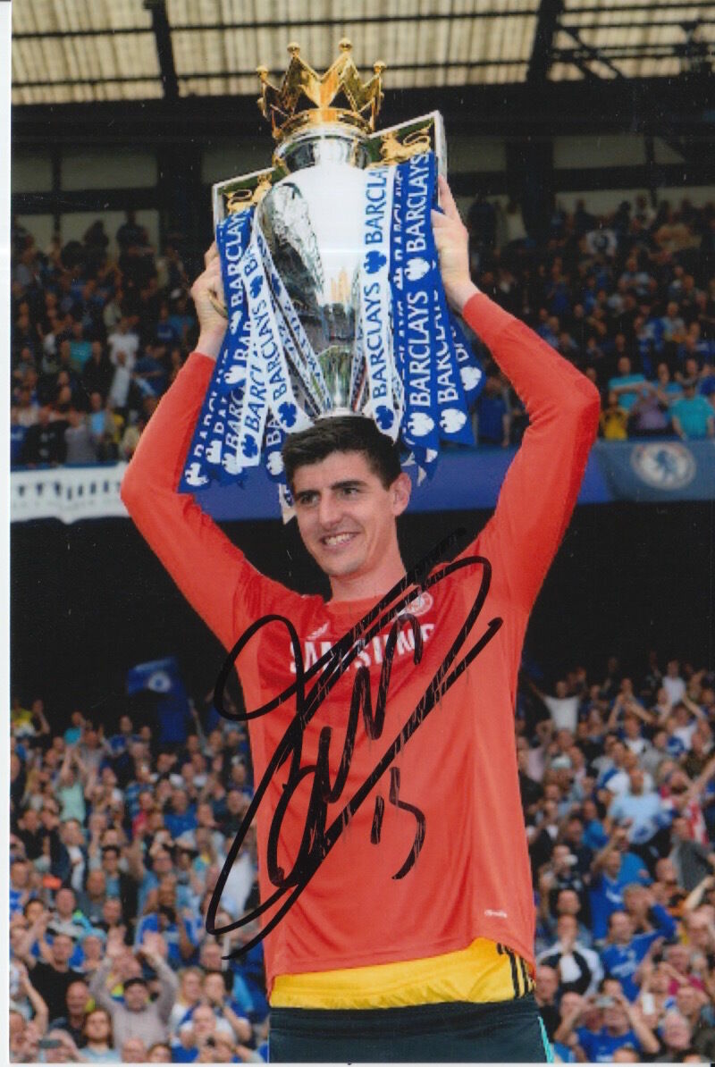 CHELSEA HAND SIGNED THIBAUT COURTOIS 6X4 Photo Poster painting 1.