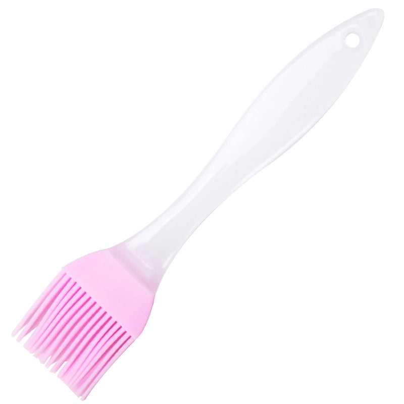 Silicone Oil Brush Small Split Non-lint Barbecue Seasoning Brush High Temperature Baking Oil Brush Plastic Handle Barbecue Brush