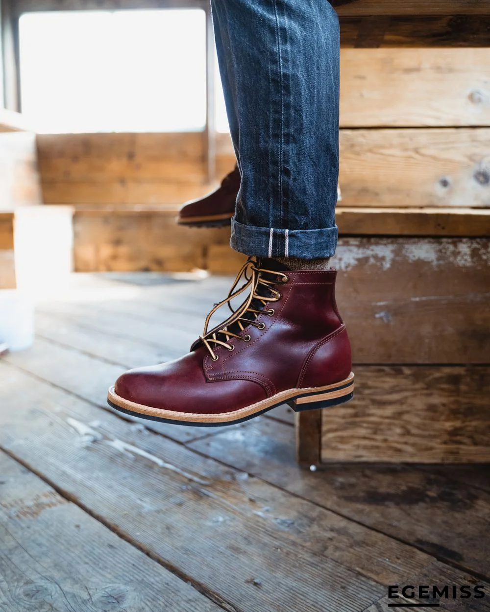 Cow Split Leather Men Boots Comfortable Boots Men Footwear Rubber Ankle Boots Men's Shoes | EGEMISS