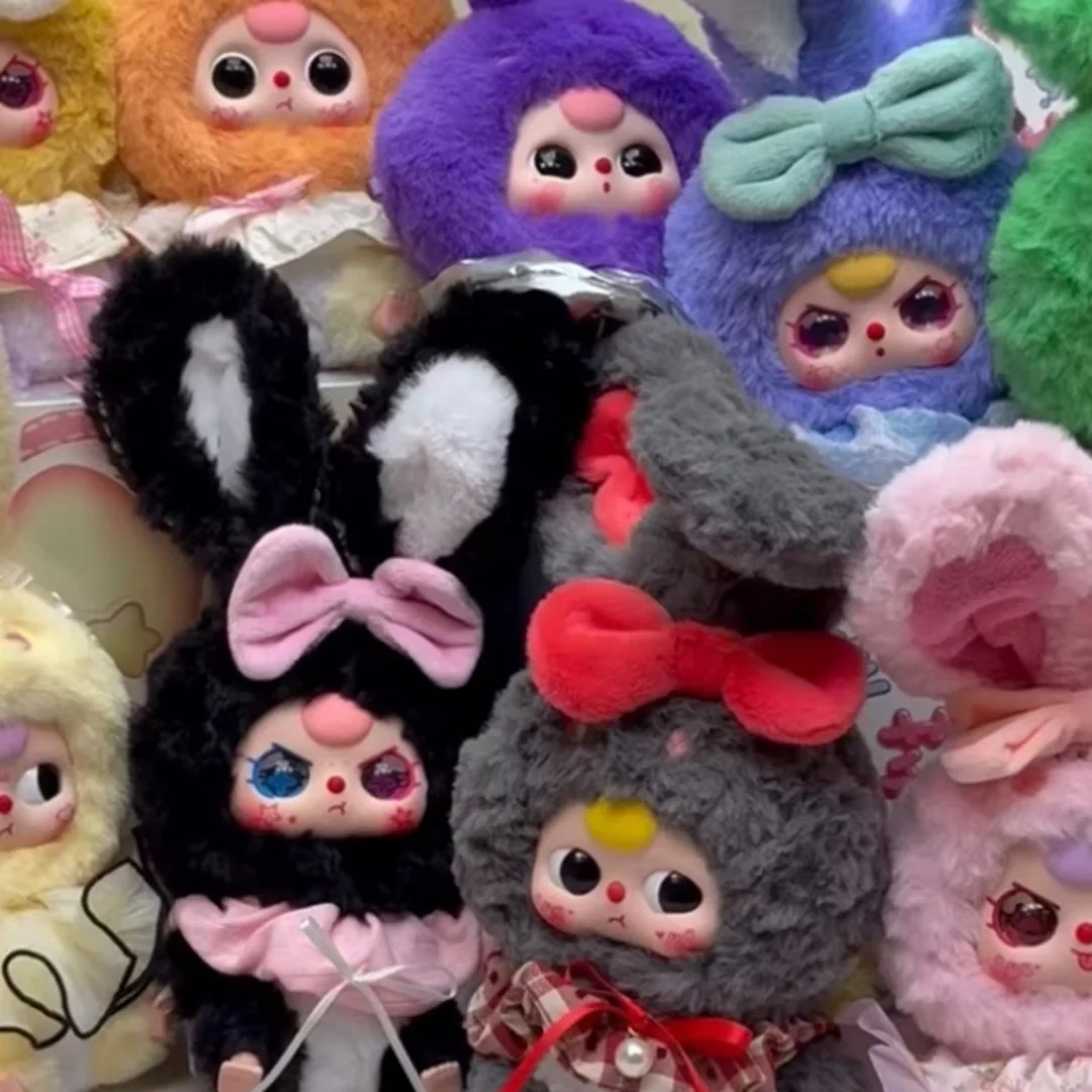 V2 Lili Rabbit Town Baby Three Series Plush Doll