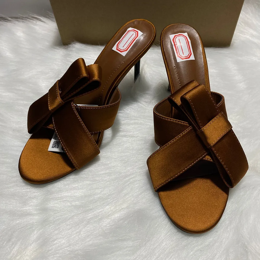 Breakj Breakj Home 2025 New Women's Shoes Low Heel Temperament Famous Bow Decoration High Heels Toe Sexy