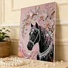 DIY Pearl Painting Horse for Home Wall Decor with Frame(30x40cm)