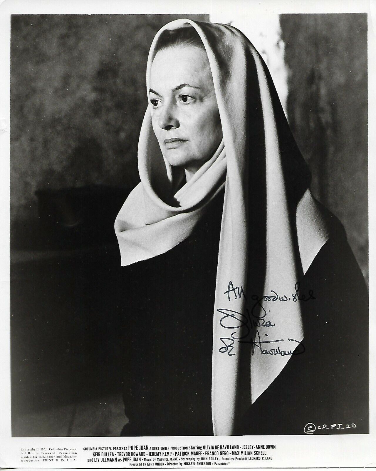 OLIVIA DE HAVILLAND Pope Joan