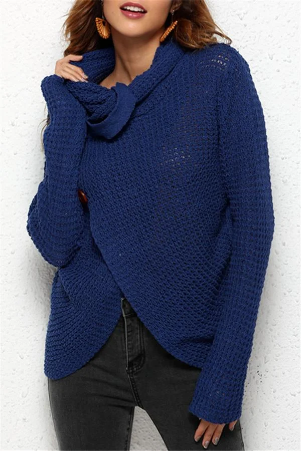 Just For You Sweater Cardigan - Blue