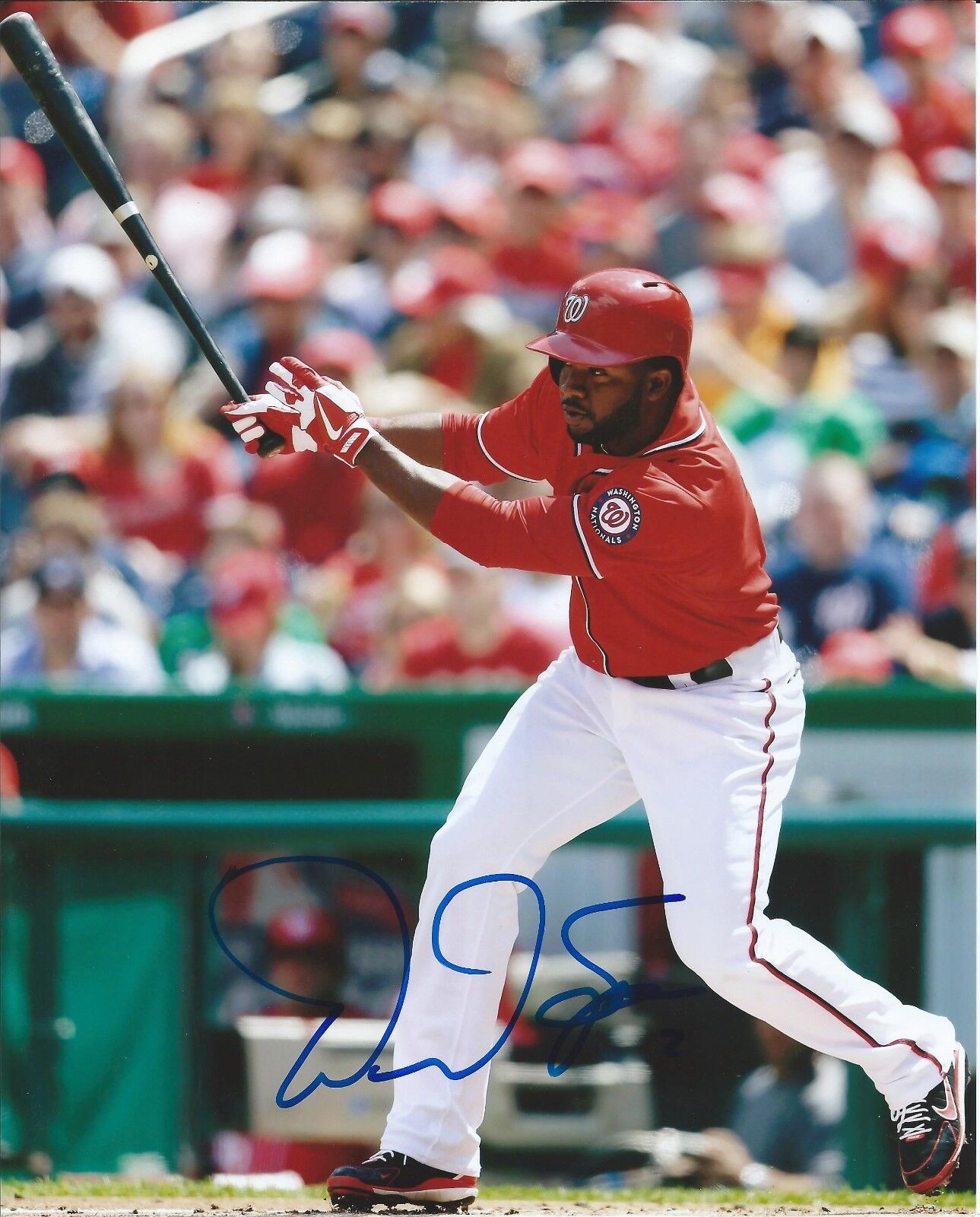 DENARD SPAN signed autographed WASHINGTON NATIONALS 8x10 Photo Poster painting w/COA