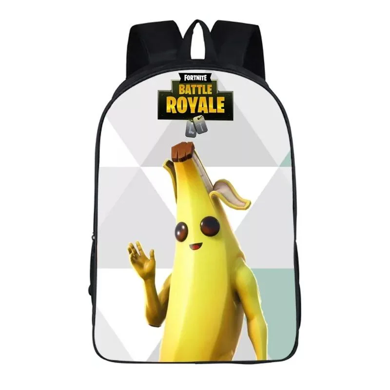 Buzzdaisy Battle Royale Peely Banana #23 Cosplay Backpack School Notebook Bag