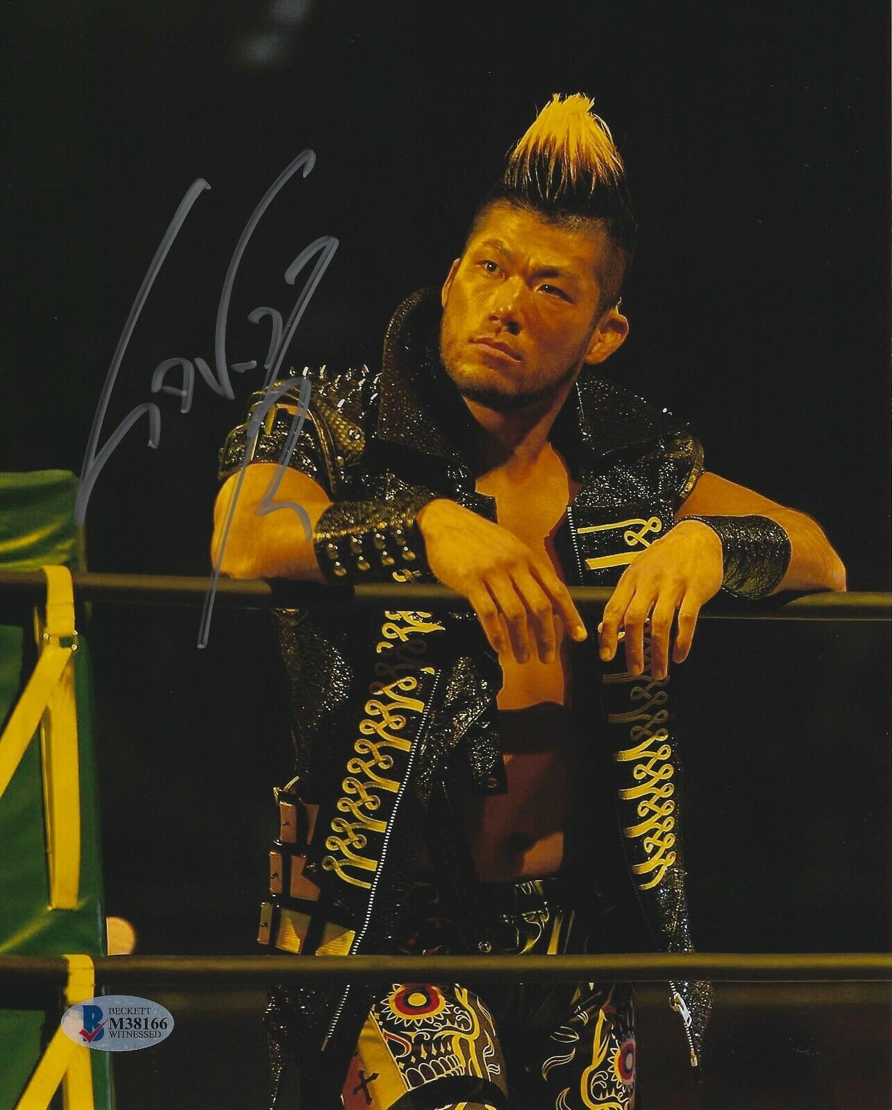 Sanada Signed 8x10 Photo Poster painting BAS COA New Japan Pro Wrestling LIJ Picture Autograph A