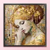 Gloden Woman-14CT Stamped Cross Stitch 50*50cm tapestrymarket