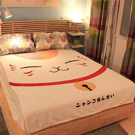 [Natsume Yuujinchou] Neko Sensei Bedding Blanket Sheet SP165399