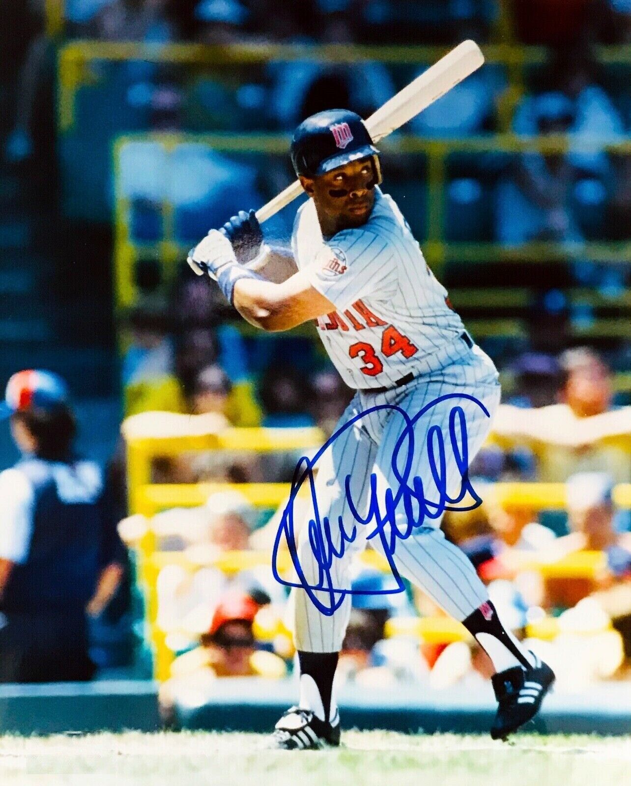 Kirby Puckett 8 x10 Autographed Signed Photo Poster painting ( Twins HOF ) REPRINT .