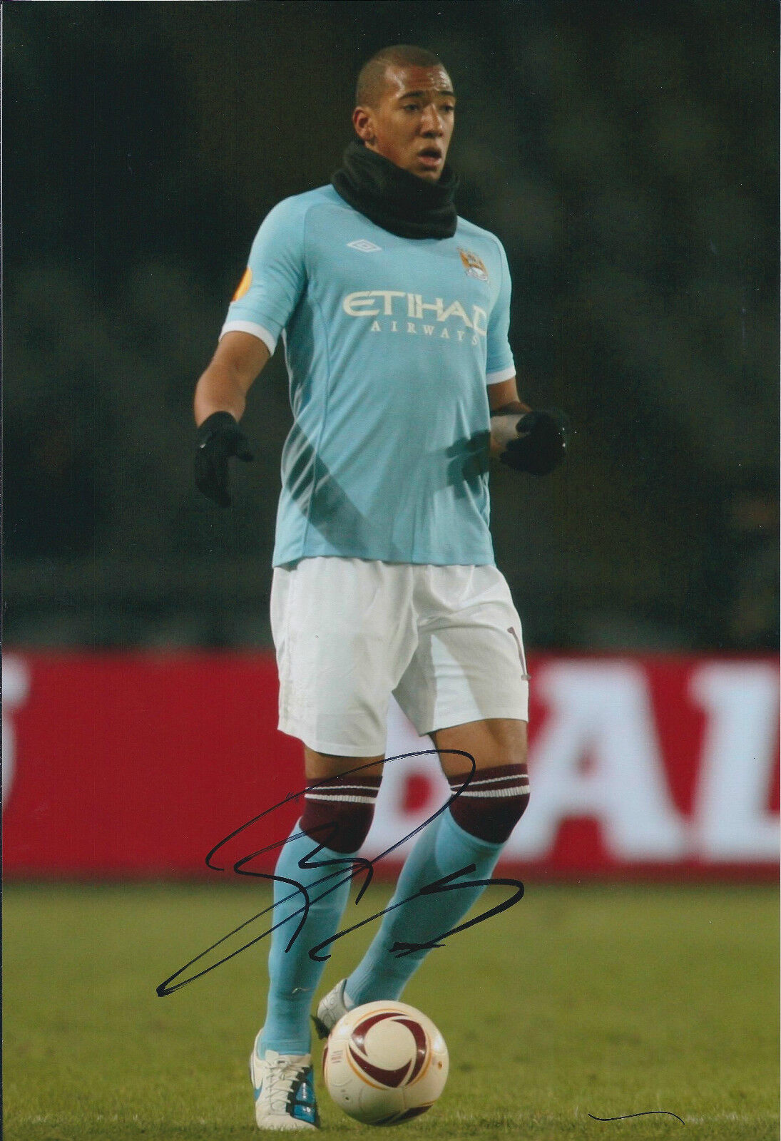 Yaya TOURE Signed Autograph 12x8 Photo Poster painting AFTAL COA Manchester City