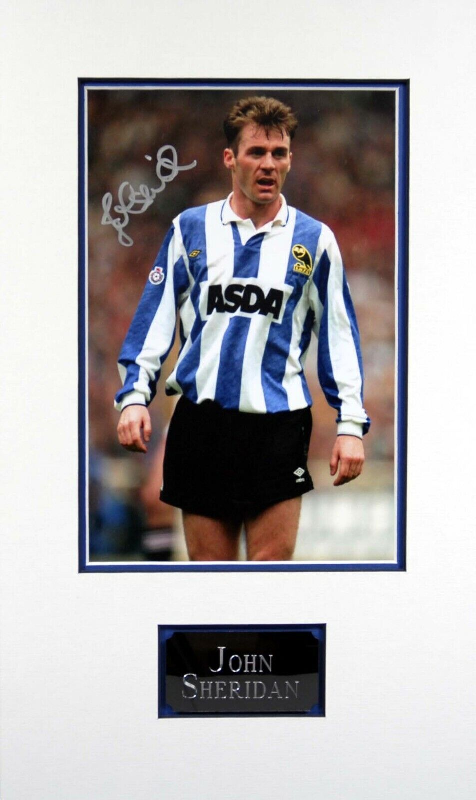 John SHERIDAN Signed & Mounted 12x8 Photo Poster painting 1 AFTAL COA Sheffield Wednesday SWFC