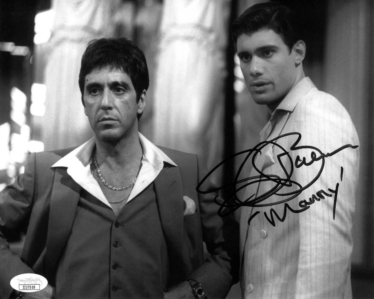 Steven Bauer Signed Scarface Authentic Autographed 8x10 B/W Photo Poster painting JSA #II27310