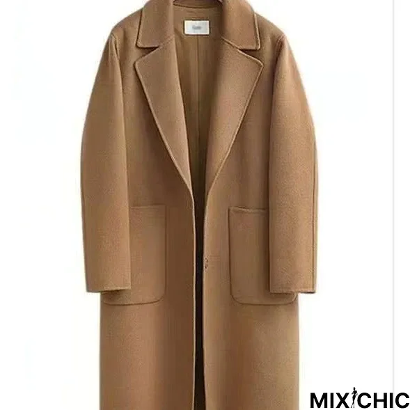 Long Loose Thick Wool Coat