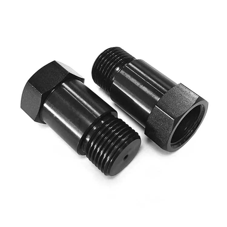 Garlaven Black Car O2 Oxygen Sensor Connectors M18 x 1.5 Lambda Sensor Adapter Tools