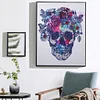 Skull  | Crystal Rhinestone  | Full Round Diamond Painting Kits