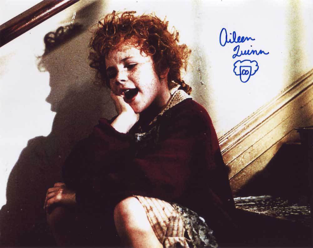 Aileen Quinn In-person AUTHENTIC Autographed Photo Poster painting Annie SHA #22423