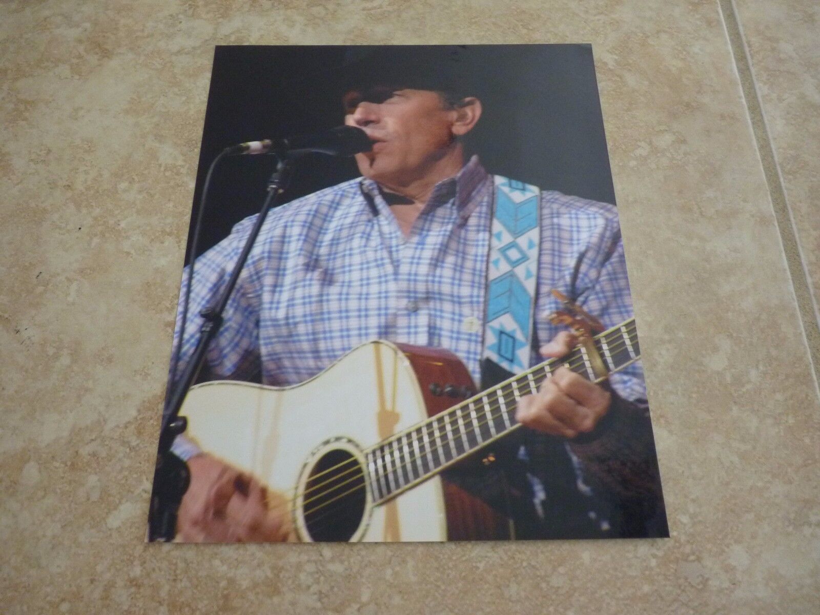 George Strait Sexy Country Music Promo Color 8x10 Photo Poster painting #2