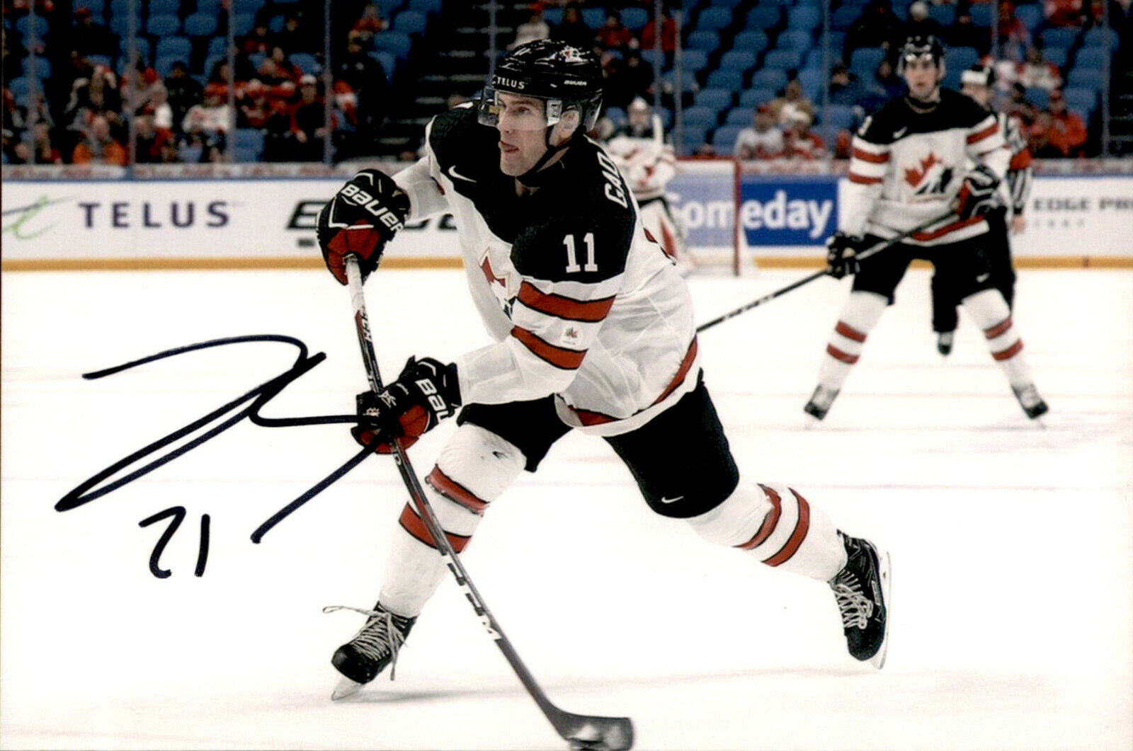 Jonah Gadjovich SIGNED 4x6 Photo Poster painting TEAM CANADA / SAN JOSE SHARKS