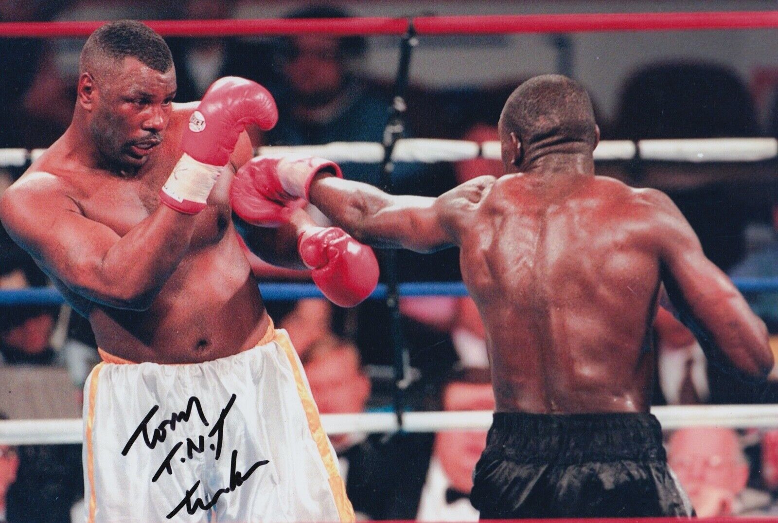 Tony TNT Tucker Hand Signed 12x8 Photo Poster painting - Boxing Autograph.