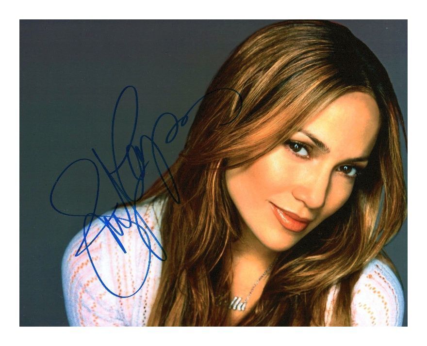 JENNIFER LOPEZ AUTOGRAPHED SIGNED A4 PP POSTER Photo Poster painting PRINT 14