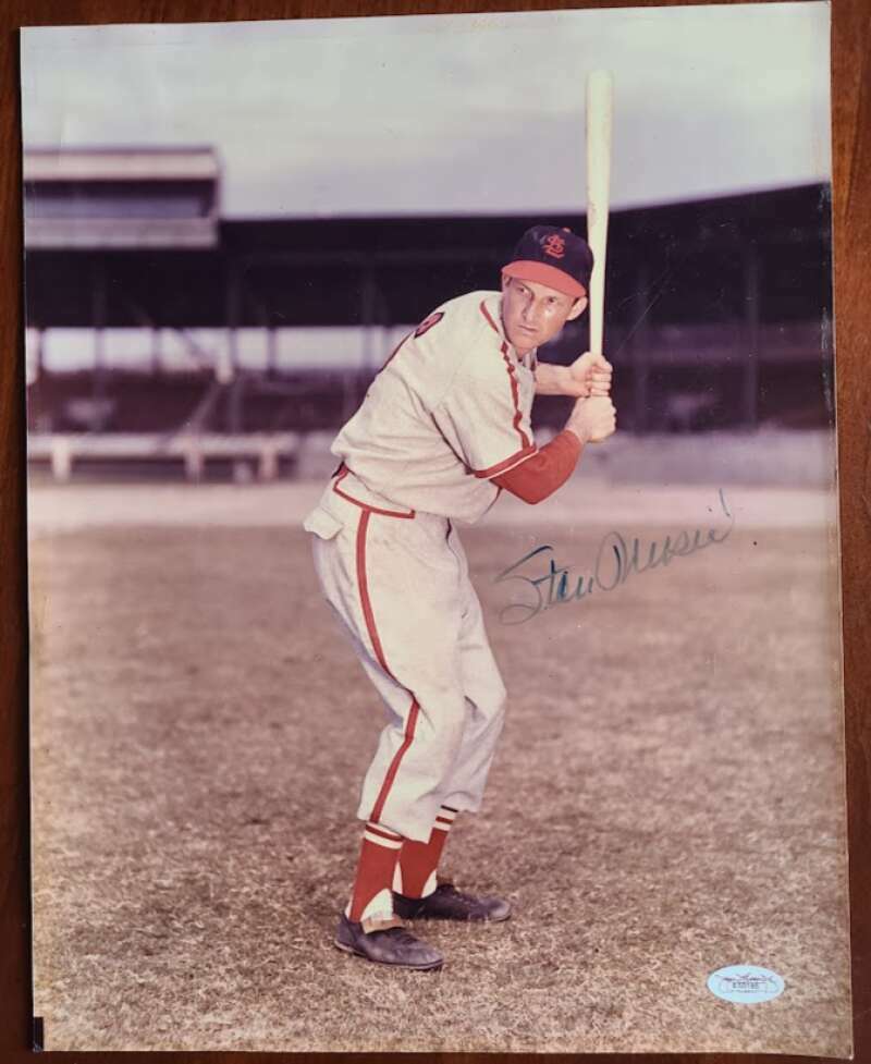 Stan Musial JSA Coa Signed 11x14 Photo Poster painting Autograph