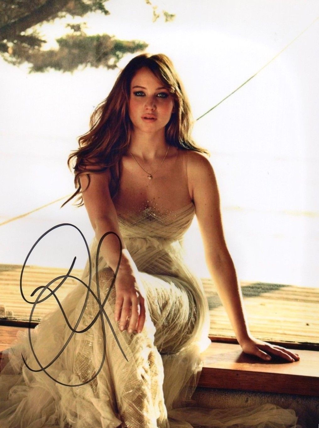 JENNIFER LAWRENCE AUTOGRAPHED SIGNED A4 PP POSTER Photo Poster painting PRINT 18