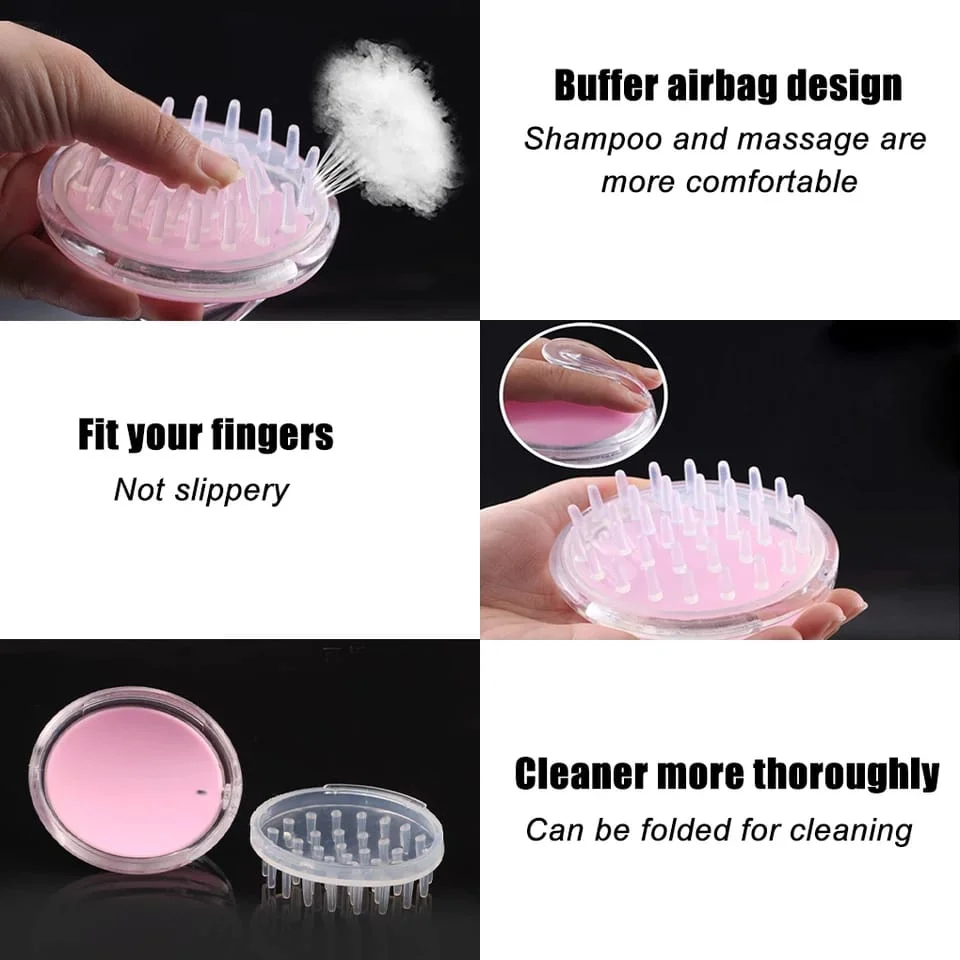 Silicone Shampoo Massage Brush(BUY 2 GET 2 FREE NOW)