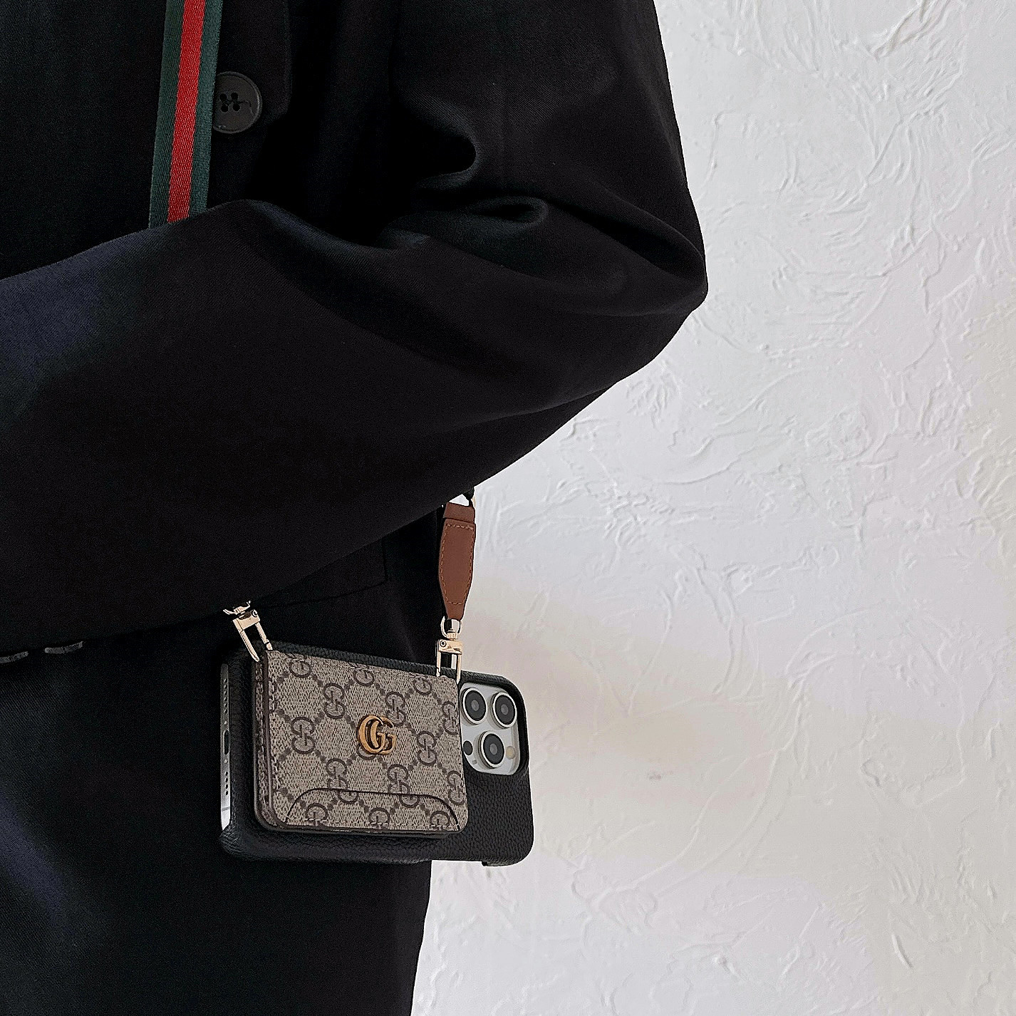 GUCCI Gucci Crossbody Wallet Ophidia GG Leather iPhone Case Samsung Cover ProCaseMall