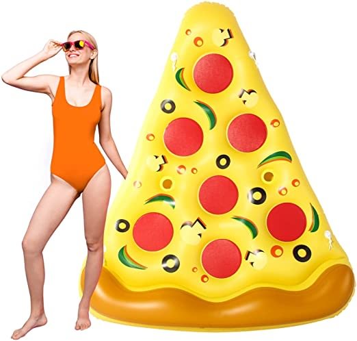 Inflatable Pizza Pool Float Single