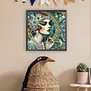Elegant Beauty-Partial Special Shaped Diamond Painting 30*30CM