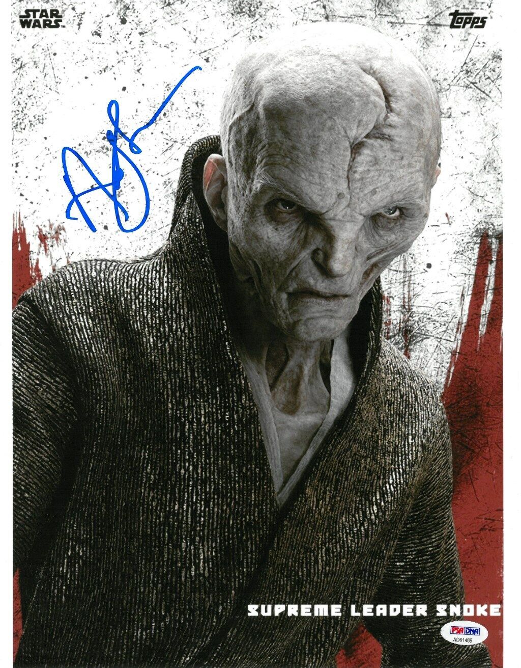 Andy Serkis Signed Star Wars Authentic Autographed 11x14 Photo Poster painting PSA/DNA #AD61469