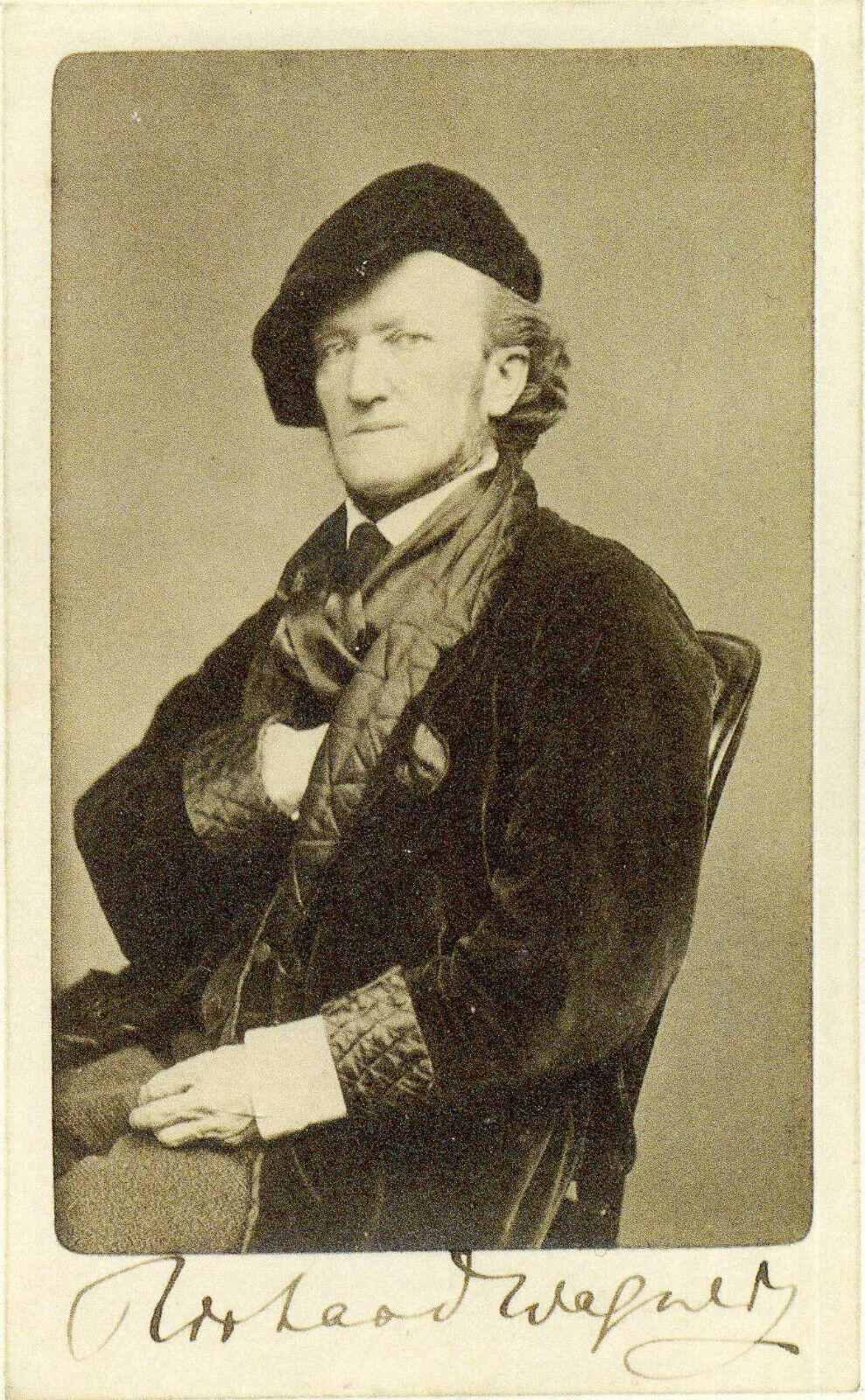 RICHARD WAGNER Signed Photo Poster paintinggraph - German Composer - preprint