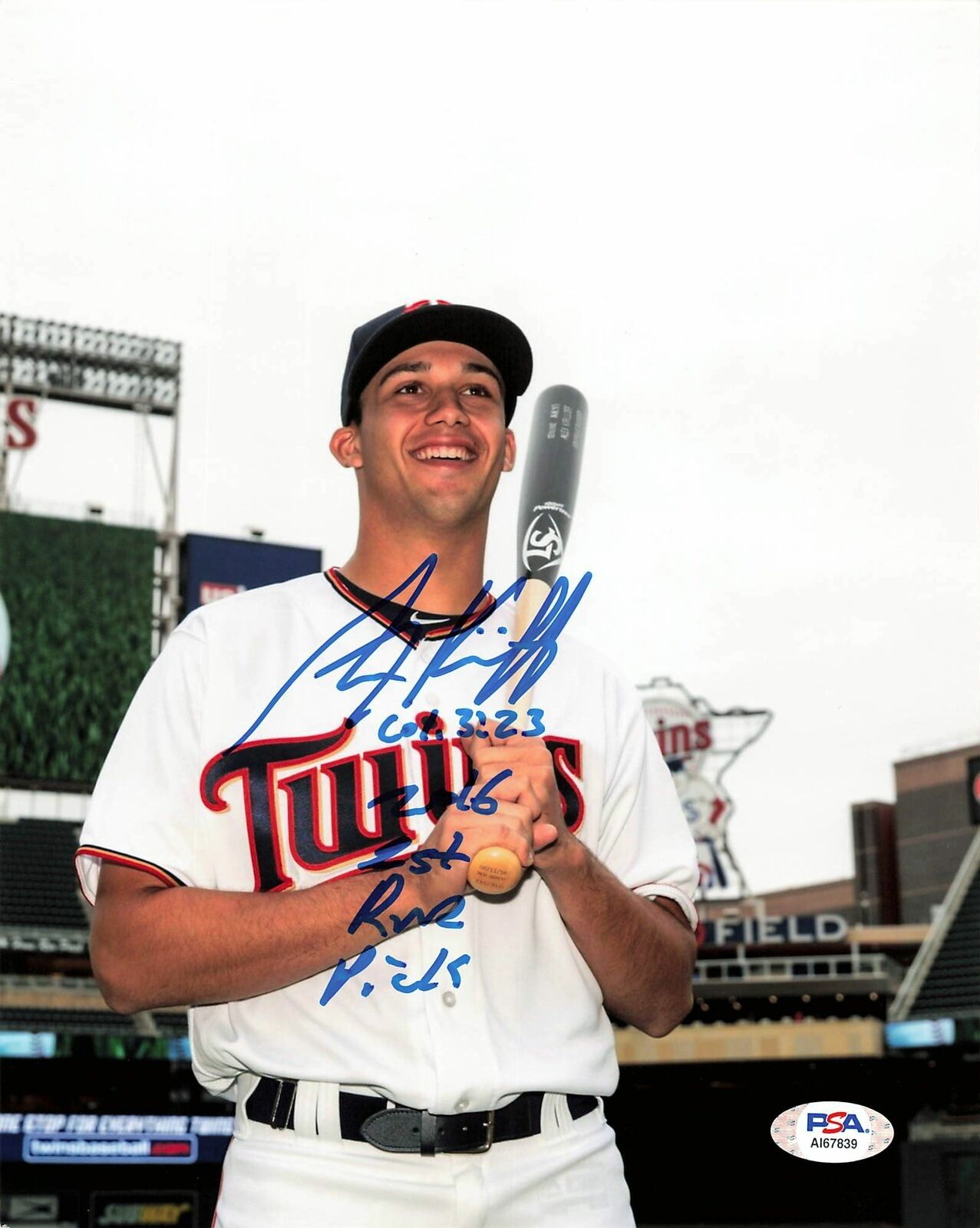 Alex Kirilloff signed 8x10 Photo Poster painting PSA/DNA Minnesota Twins Autographed