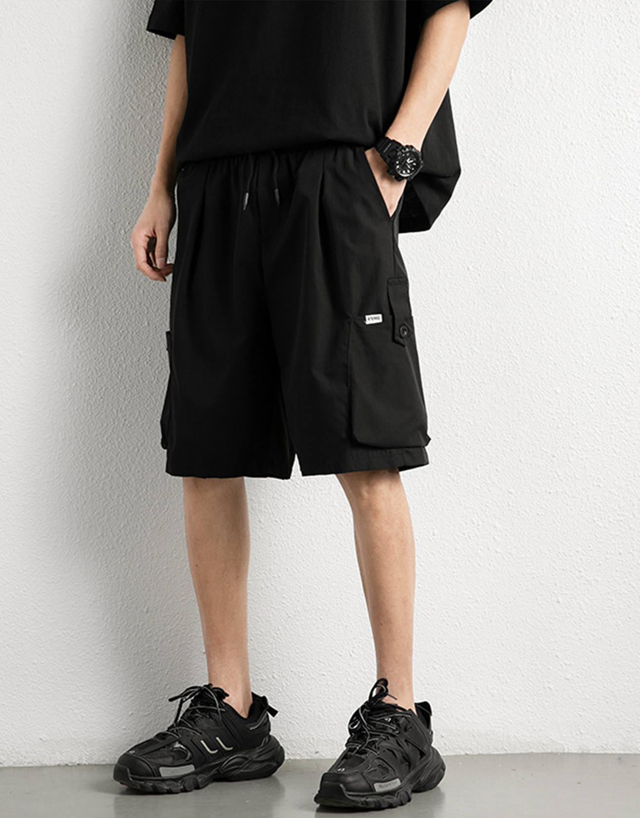 Street Fashion Techwear Cargo Casual Shorts / TECHWEAR CLUB / Techwear