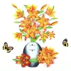 Best Gift For Holiday  3D Vase Sticker