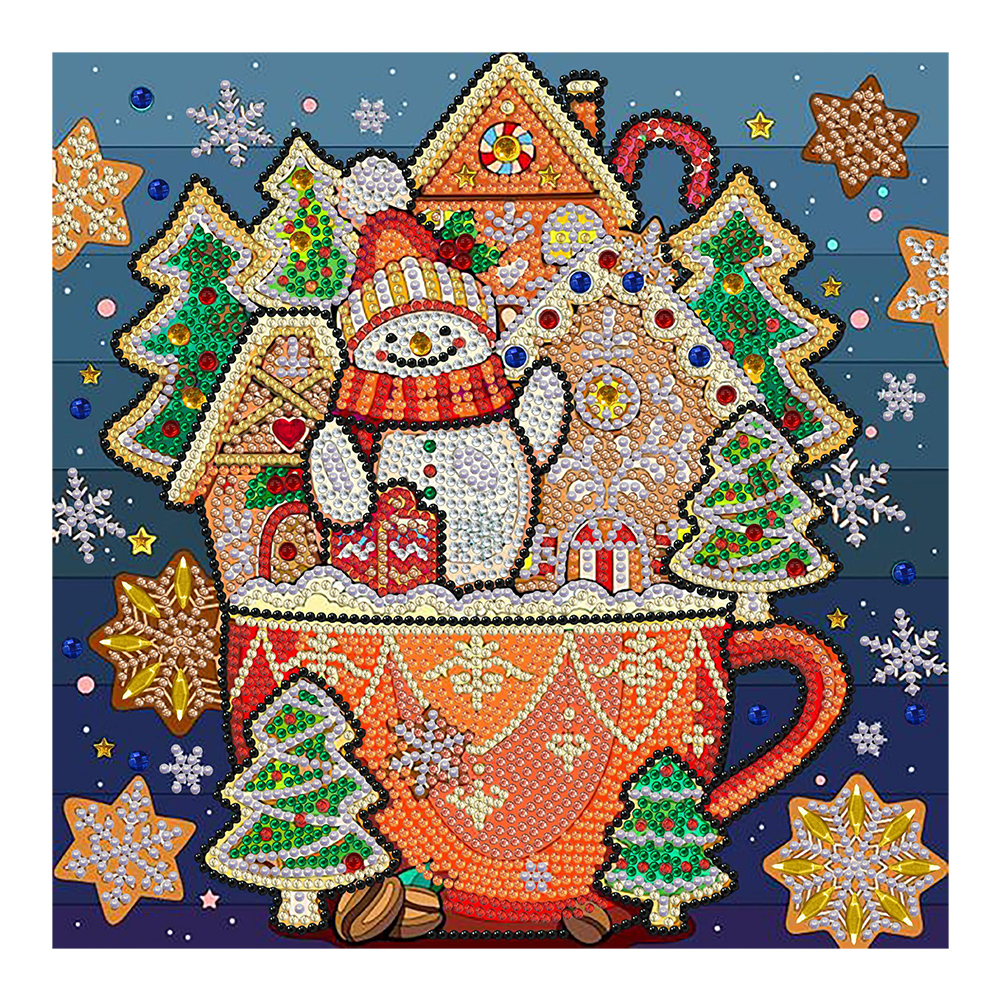 

Christmas Tea - Special Shaped Diamond Painting - 30*30CM, 501 Original