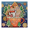 Diamond Painting-DIY Crystal Rhinestone Christmas Tea