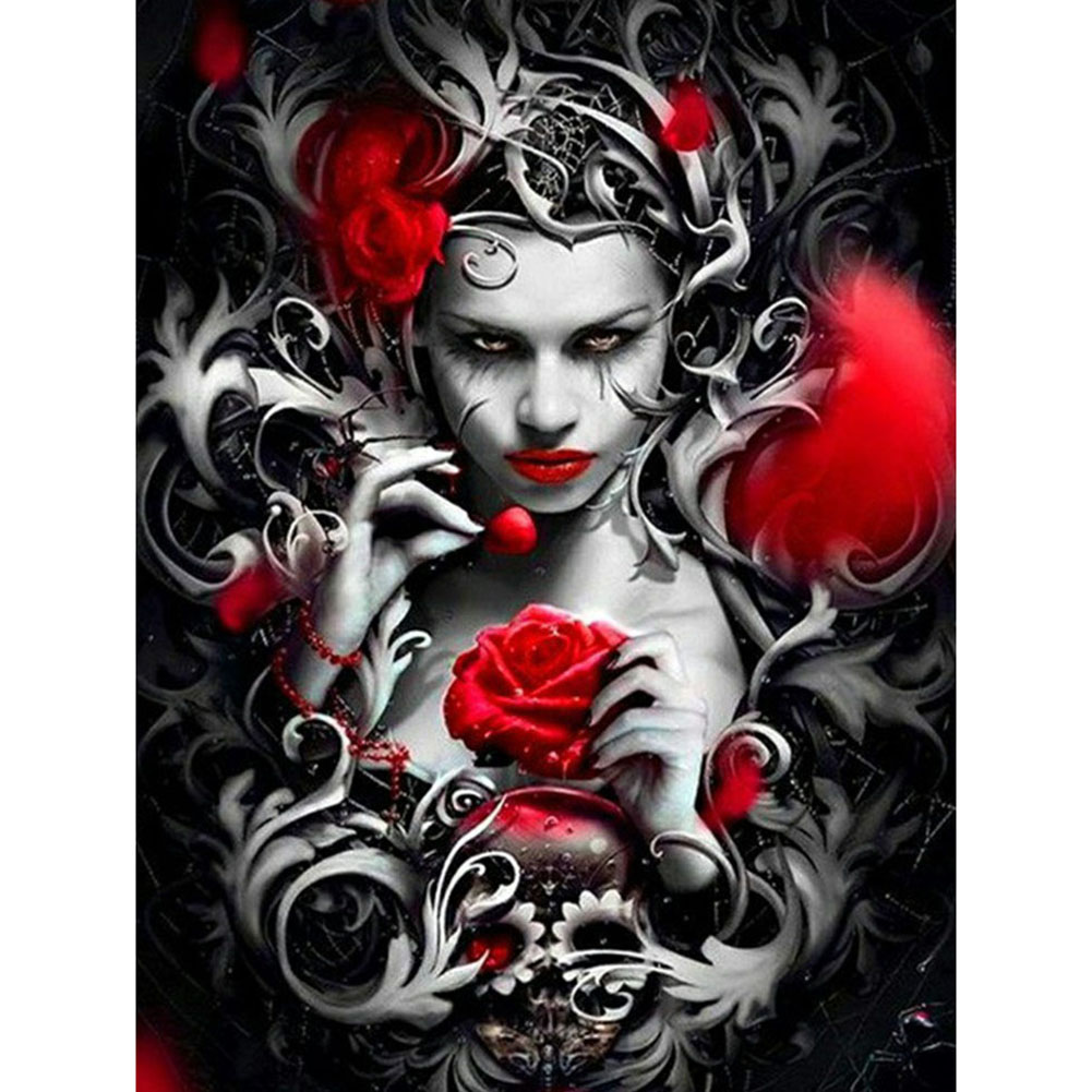 

Beauties and Flowers - Square Drill Diamond Painting - 30*40CM, 501 Original
