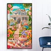 Courtyard Afternoon Tea-Full Round Diamond Painting(70*40cm)